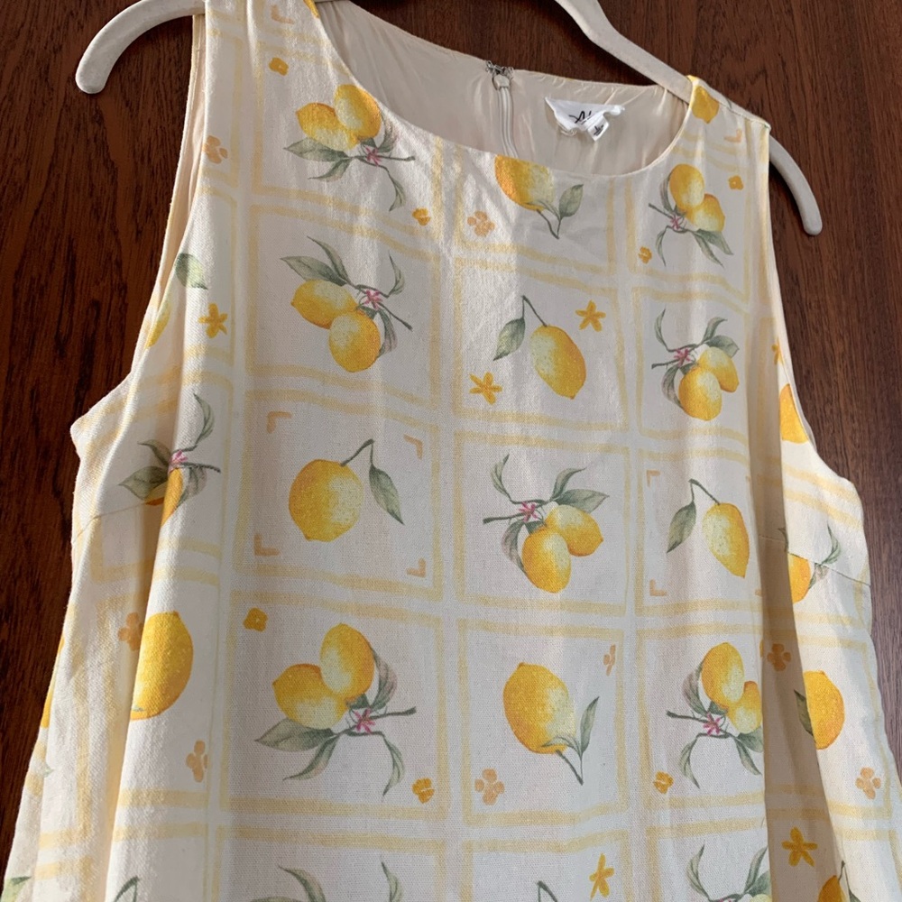 Able Lemon Pattern Mini Dress - Picture 7 of 14
